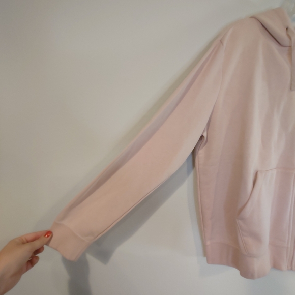 Nike Women's Light Pink Zip-Up Hoodie - Picture 5 of 5